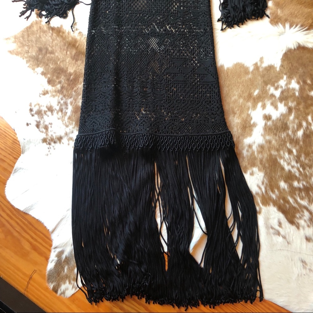 Calypso Macrame Maxi Dress - Picture 6 of 7